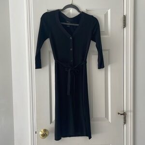 Black Button Down Dress